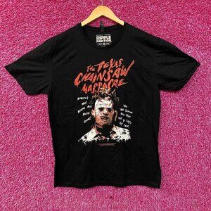 The Texas Chainsaw Massacre Leatherface Horror T-Shirt Size Large